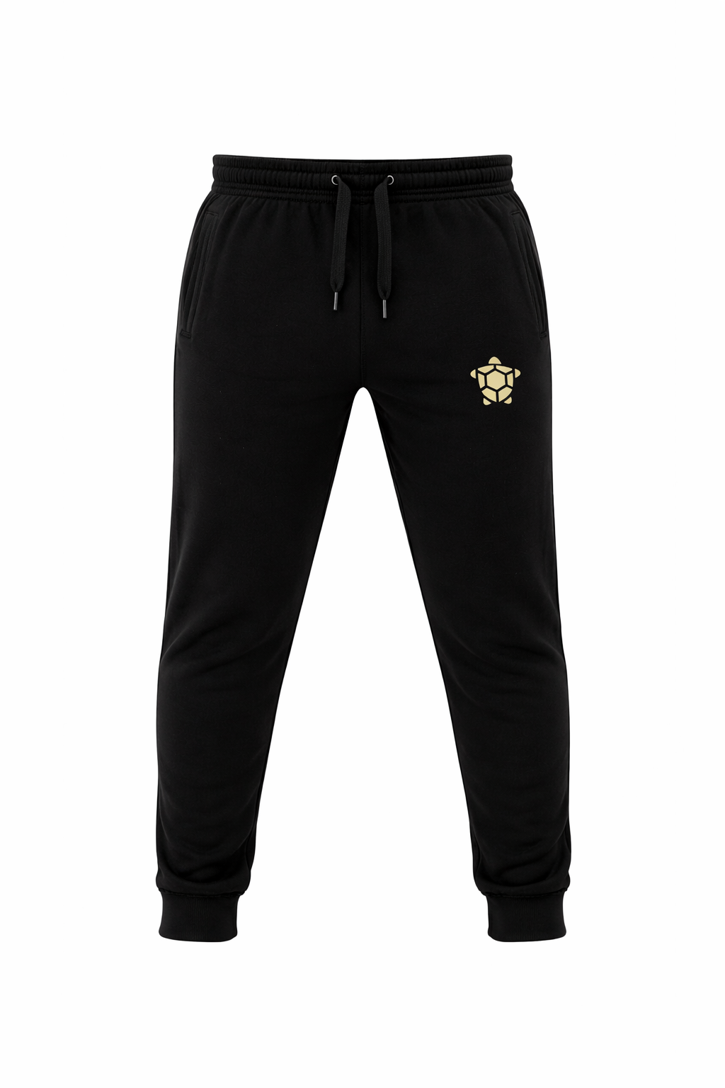 Spodnie Czarne Logo Camo