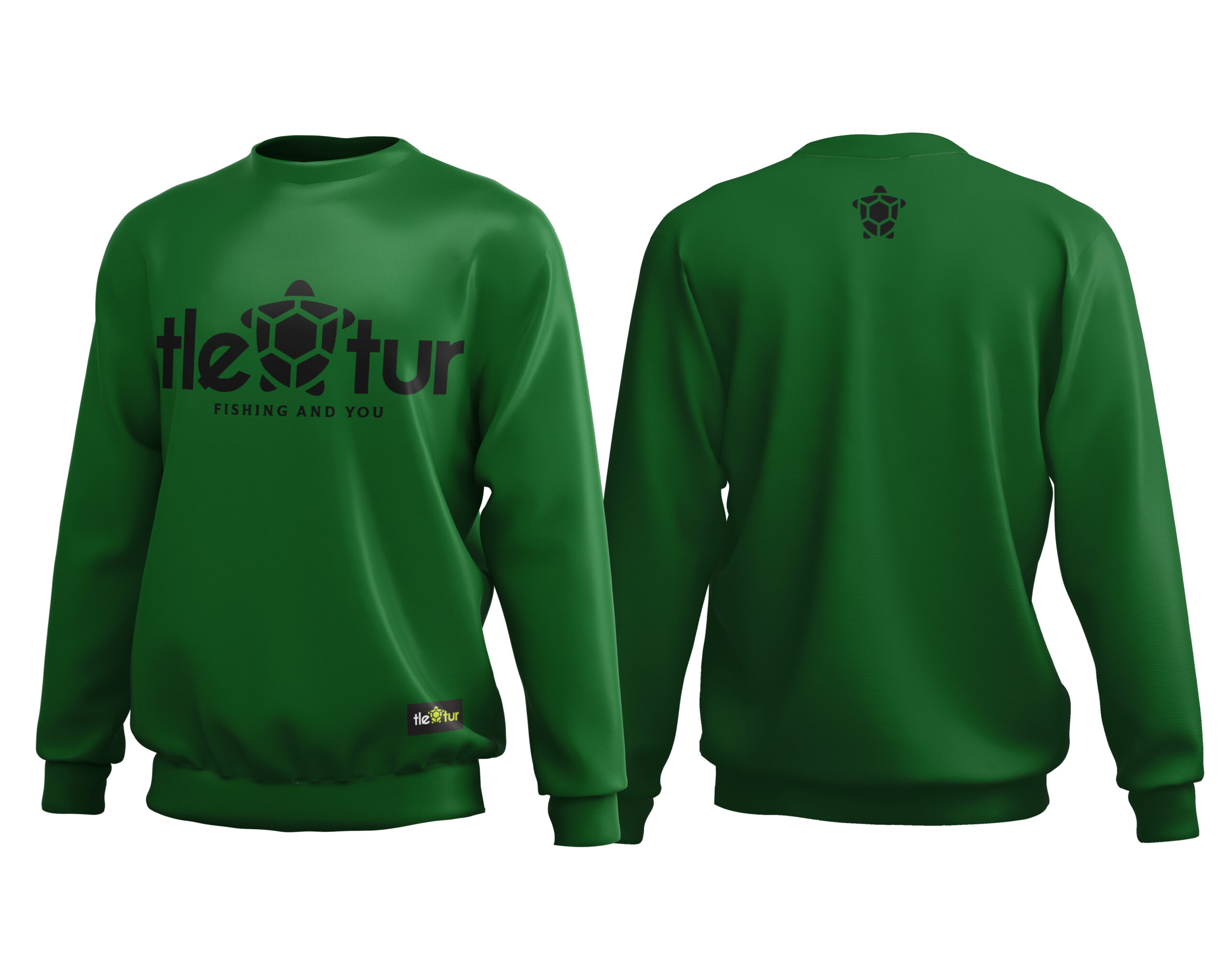 Bluza Zielona Tletur - obrazek 4