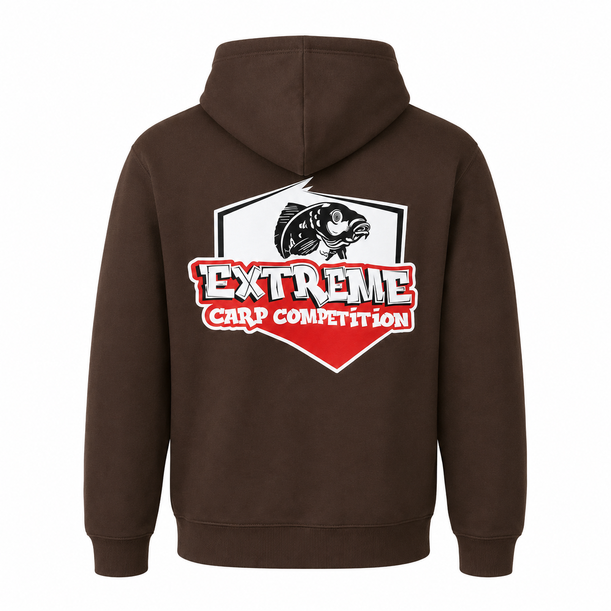 Bluza Brązowa Kangur ECC Extreme Carp Competition 2023 - obrazek 4
