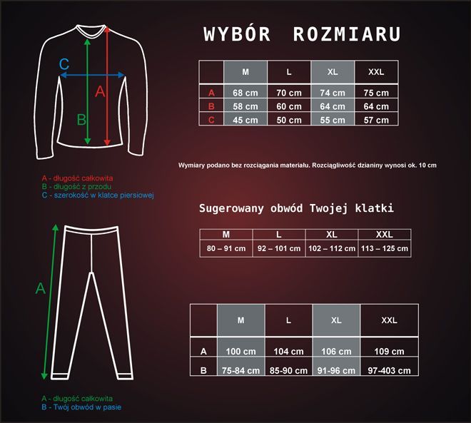 Komplety bielizny termoaktywnej Light - obrazek 2