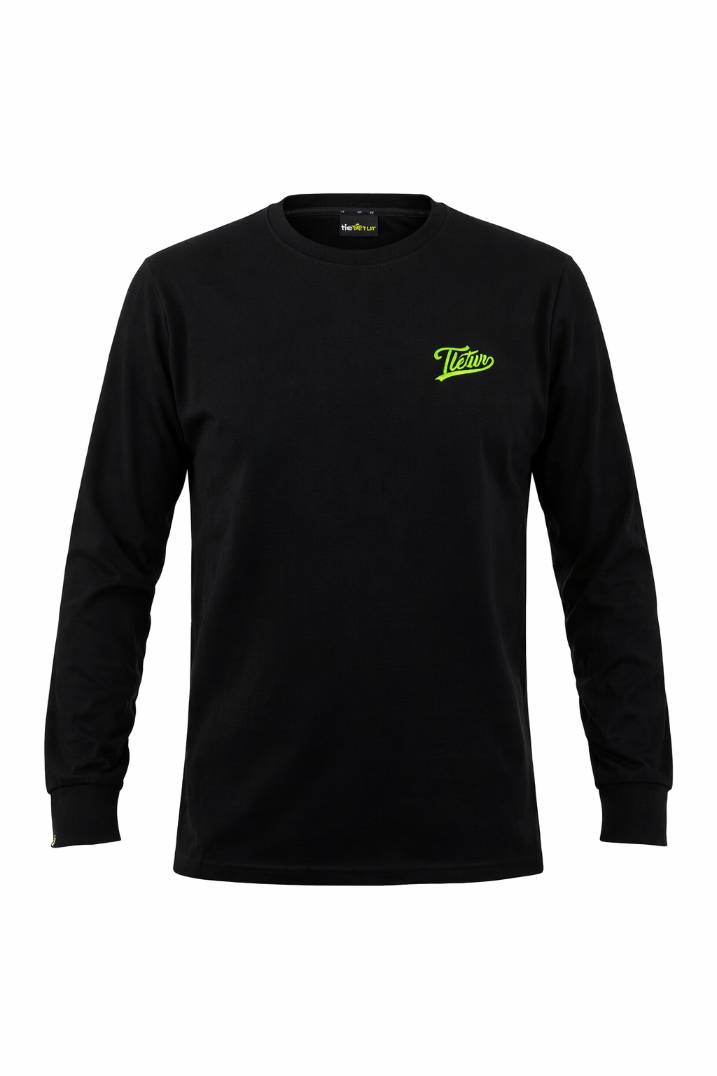 Longsleeve Czarne Tletur Haft Pisany